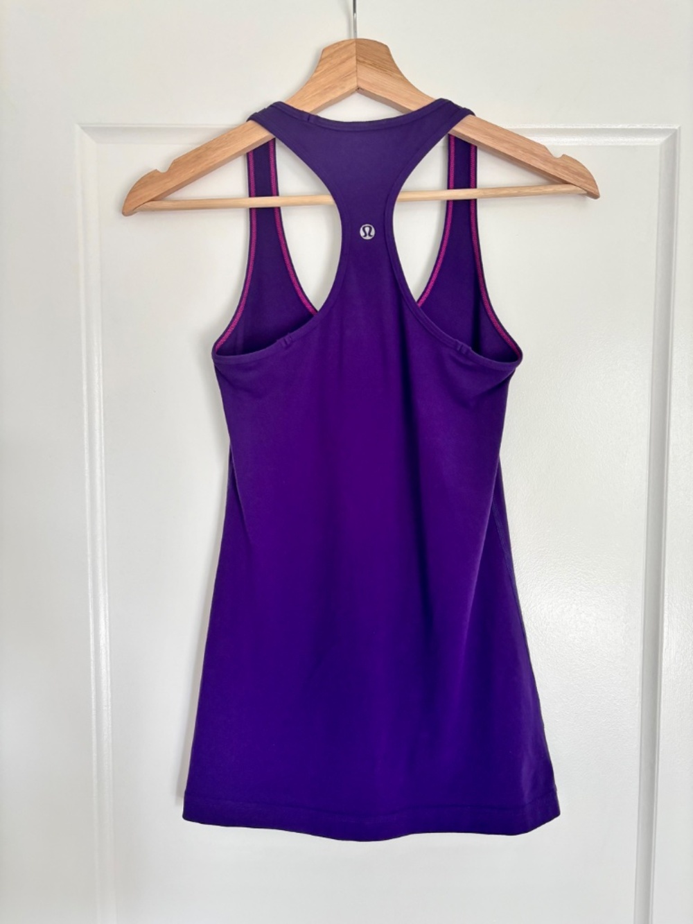 Lululemon Purple Racerback Athletic Tank Top Women's Size 4 - Picture 3 of 6